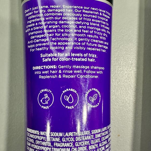 John Freida Replenish & Repair Shampoo And Conditioner 8.45 FL OZ - Picture 6 of 6